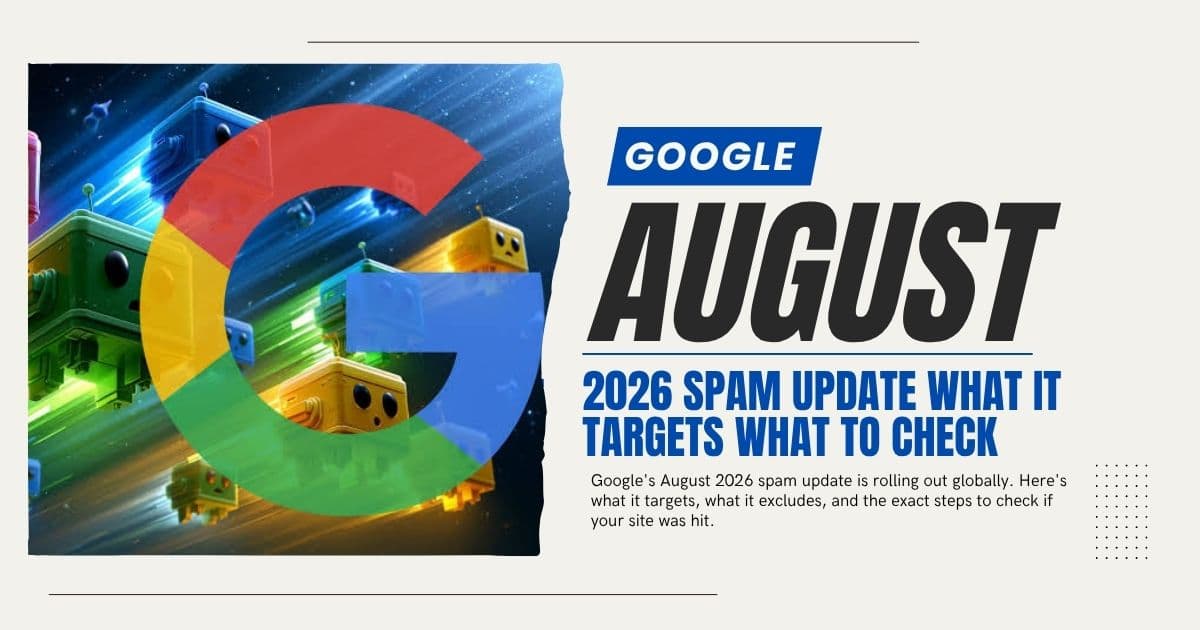 Google August 2026 spam update