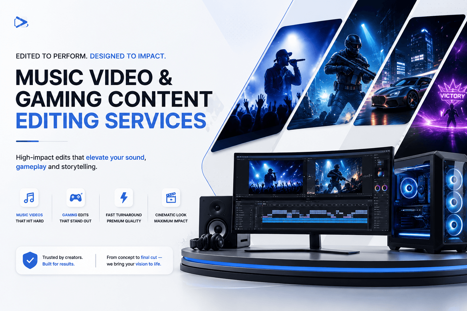 Music Video & Gaming Content Editing