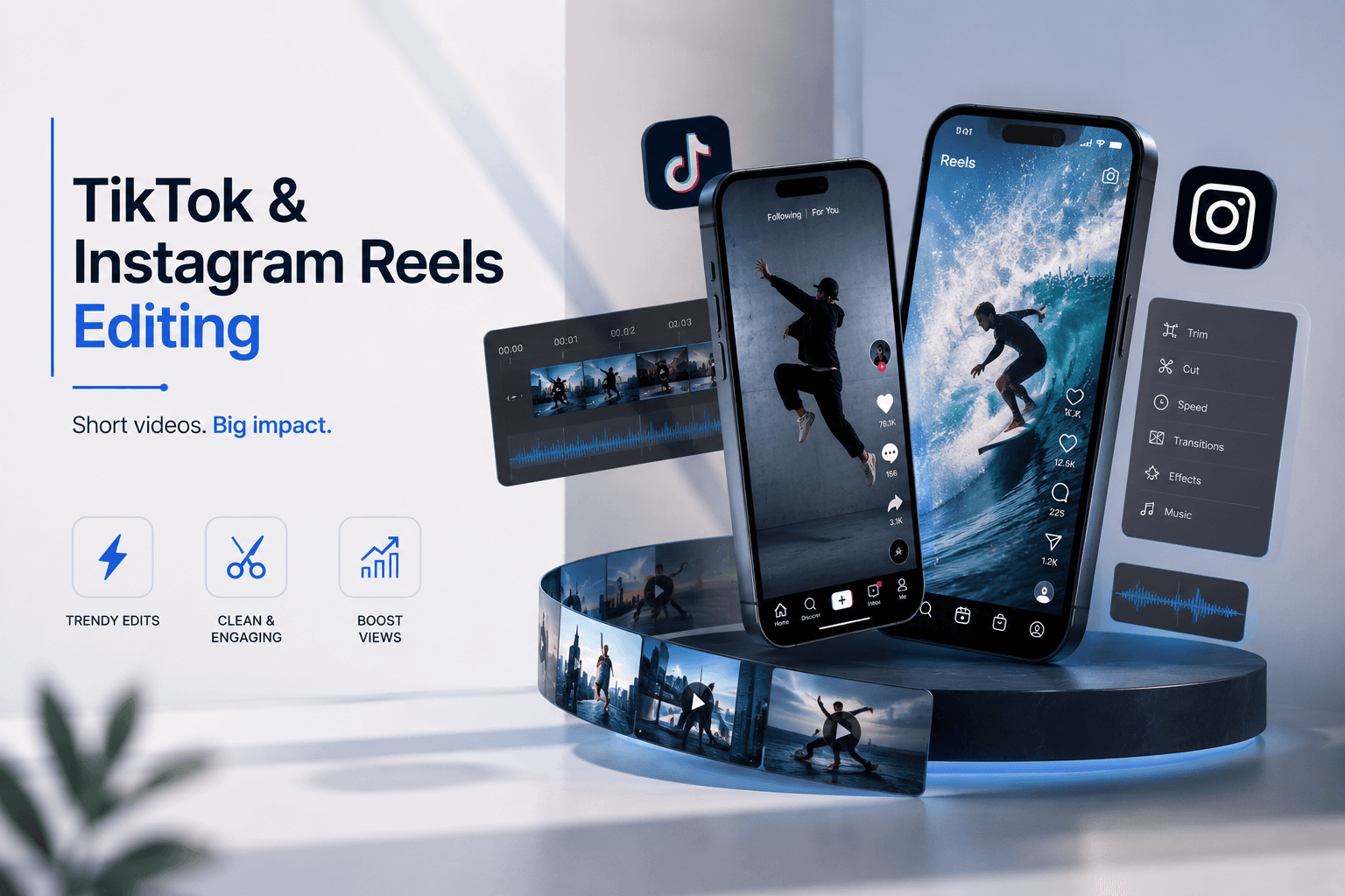 TikTok & Instagram Reels Editing