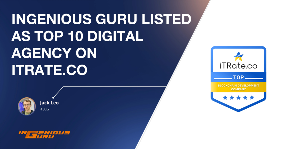 Ingenious Guru Listed As Top 10 Digital Agency on iTrate.co